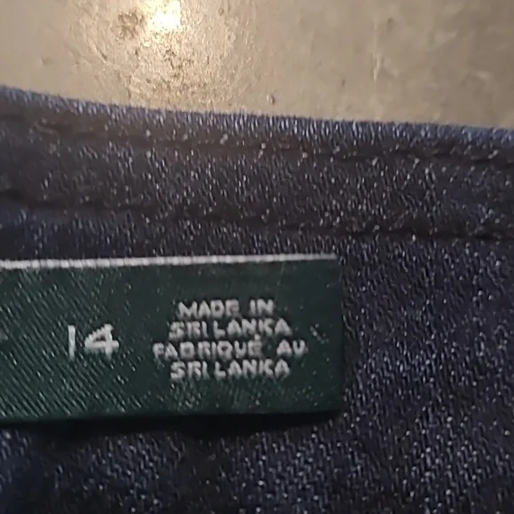 RALPH LAUREN SAILOR MARINE WIDE LEG JEANS - Picture 6 of 10